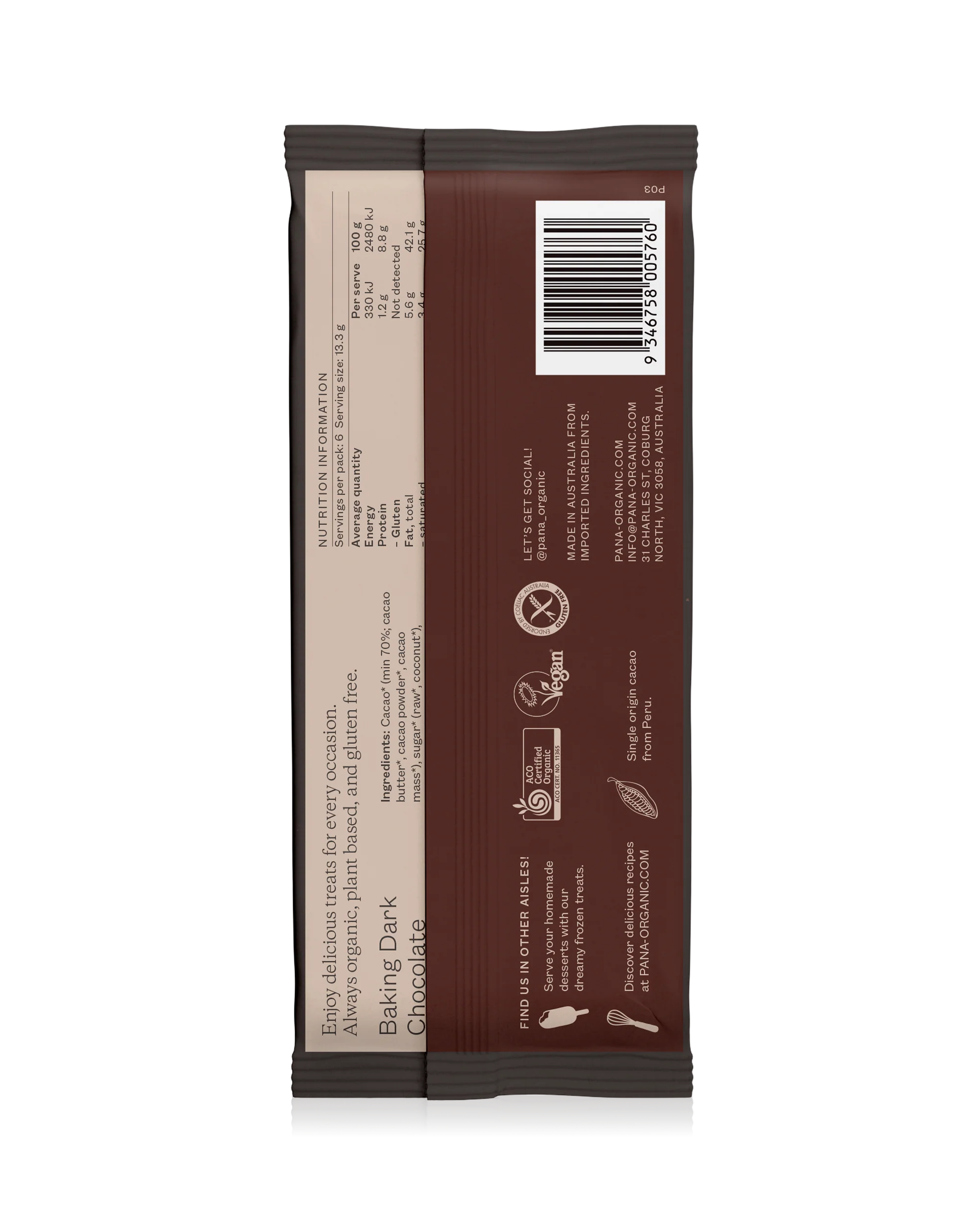 Dark Baking Couverture Chocolate - Image 5