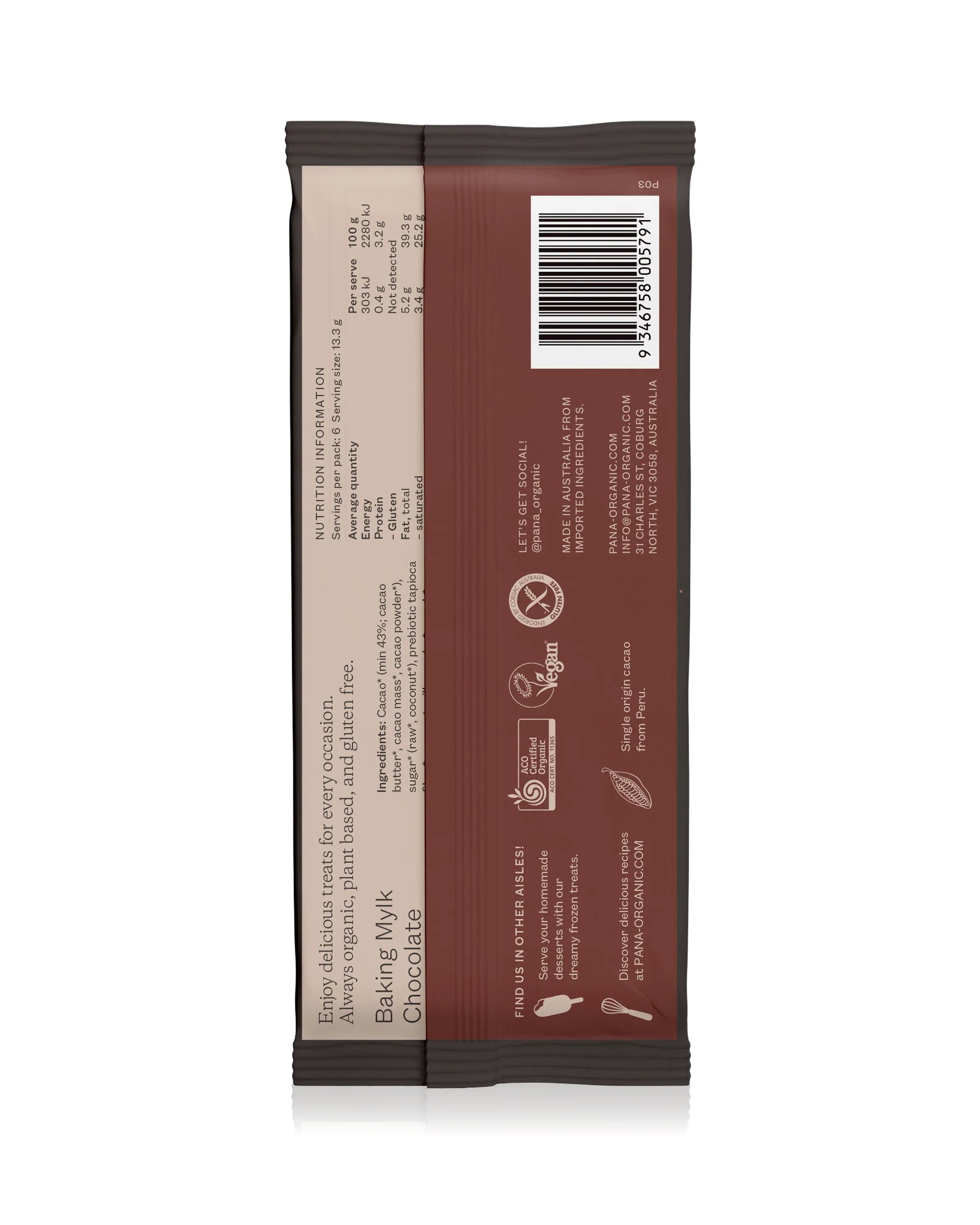 Mylk Baking Couverture Chocolate Block - Image 4