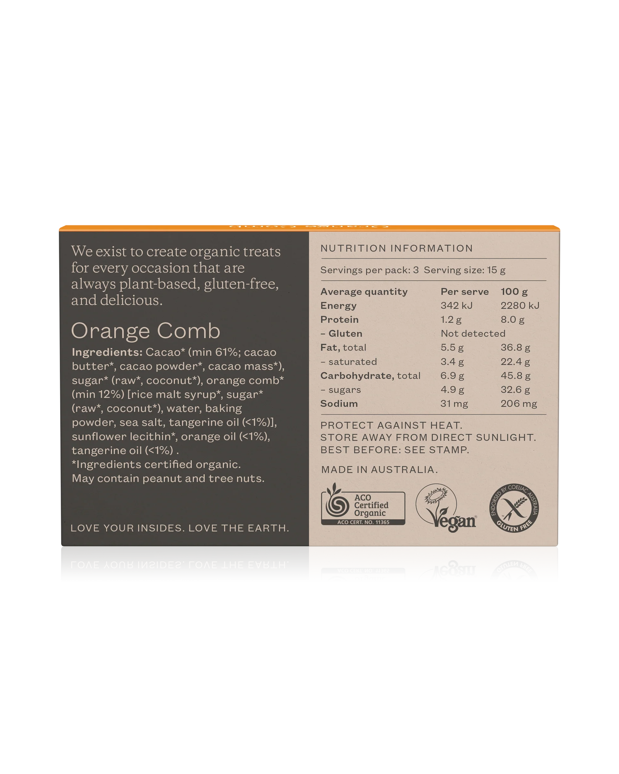 Orange Comb Chocolate - Image 3