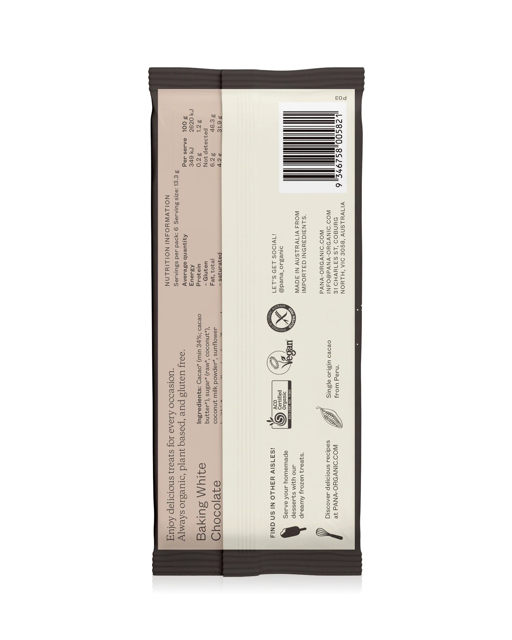 White Baking Couverture Chocolate - Image 3